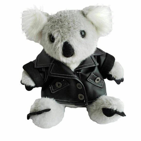Koala Motorcycle Jacket Plush Plushie Stuffed Animal Build A Bear Workshop BABW - Picture 1 of 9